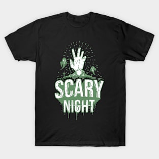 Halloween Zombie Hand Scary Night T-Shirt